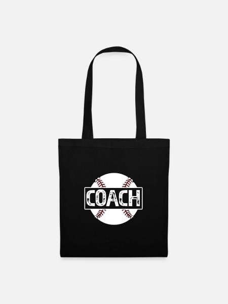 Baseball Coach - Stoffbeutel - Schwarz