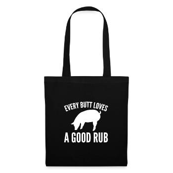 Barbecue - Sac en tissu - noir - Devant
