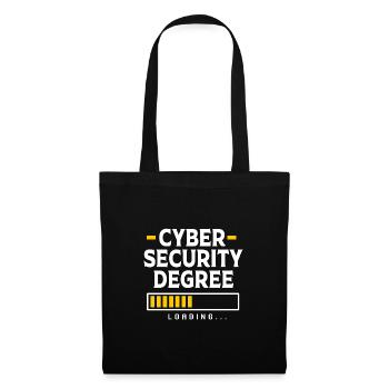 Cyber programmeur cybersécurité Hacker - Sac en tissu - noir - Devant