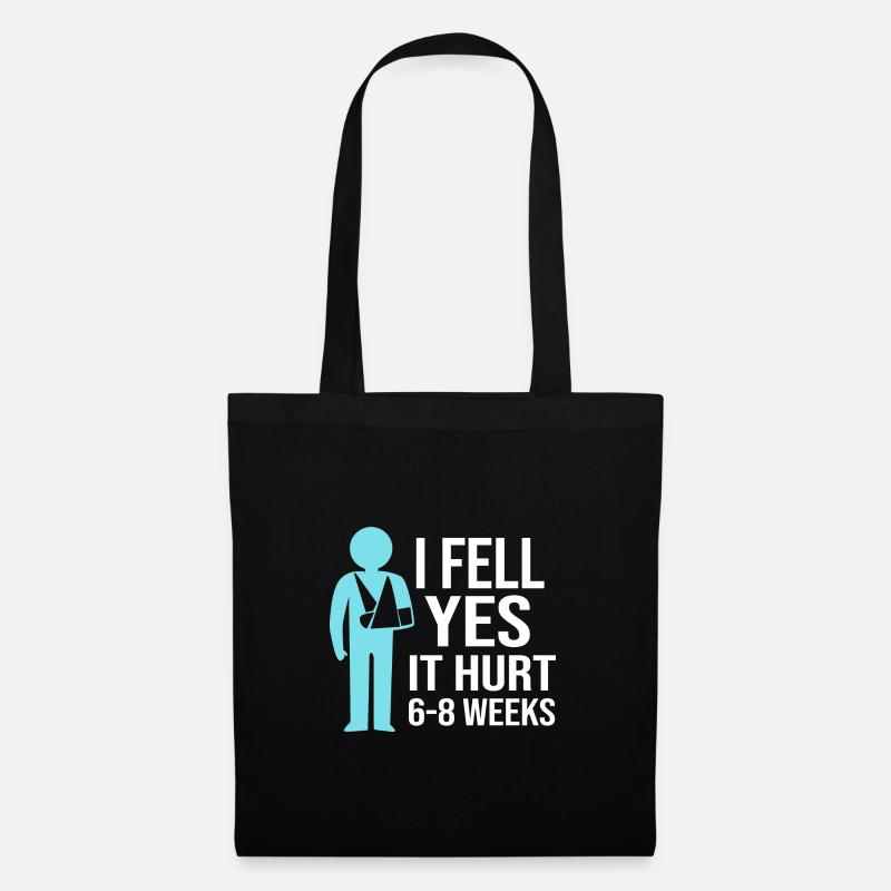 Fracture de l’os du bras - Sac en tissu - noir