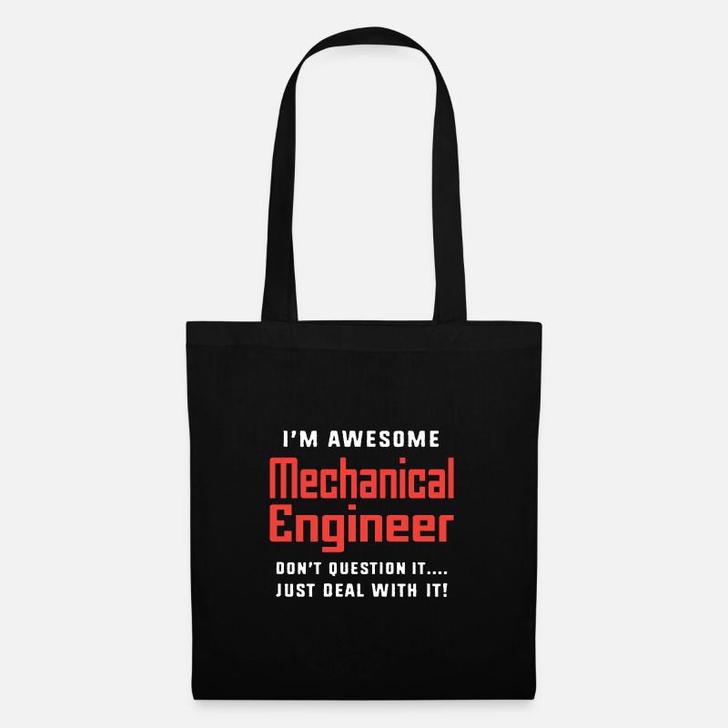 Maschinenbau Ingenieur - Stoffbeutel - Schwarz