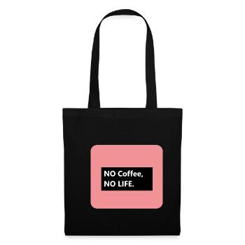 No Coffee no LIFE - Tote Bag - black - Front