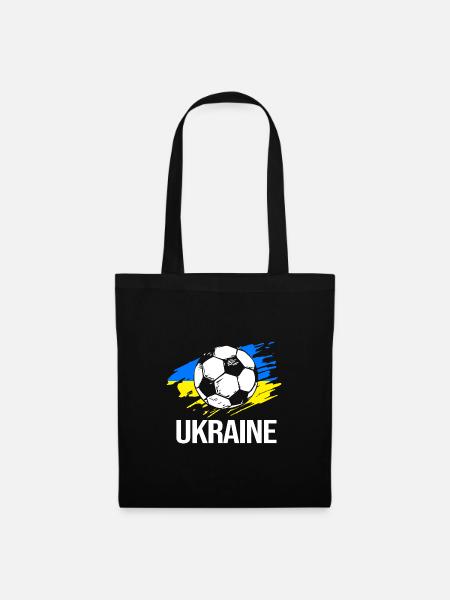 Ukraine - Stoffbeutel - Schwarz