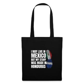 Basketball & Tacos Baseball Tacos Geschenk - Stoffbeutel - Schwarz - Vorne