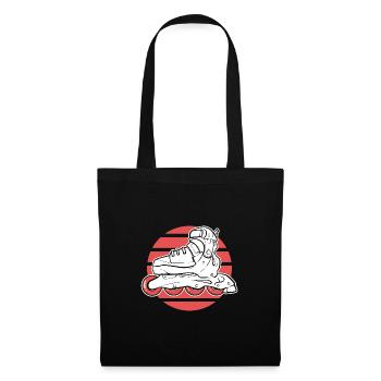 Roller Skating Roller Skates Inline Skates - Tote Bag - black - Front