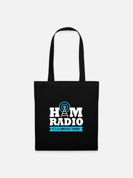 Amateurfunk Radio Antenne - Stoffbeutel - Schwarz