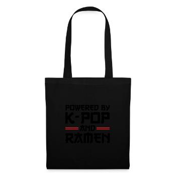 Südkorea k-pop Südkorea Geschenk - Stoffbeutel - Schwarz - Vorne