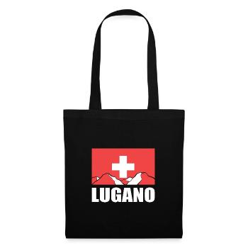 Switzerland Lugano - Tote Bag - black - Front