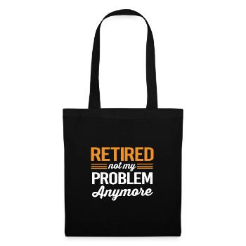Retraité Retraité Retraité - Sac en tissu - noir - Devant