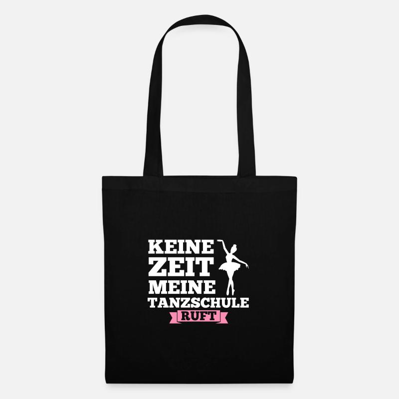 Ballerina Mädchen Balletttanz Geschenk - Stoffbeutel - Schwarz