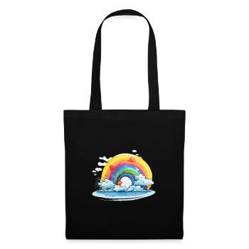 Fierté arc-en-ciel - Sac en tissu - noir - Devant