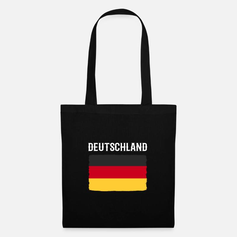 Deutschland - Stoffbeutel - Schwarz