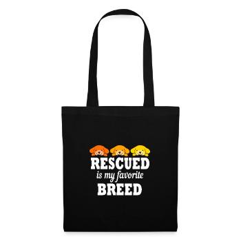 Dog Rescue Animal Rights Animal Rescue Animal Shelter - Tote Bag - black - Front