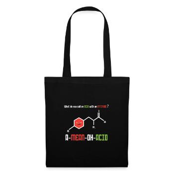 Professeur de chimie Chimie Chimiste Acide - Sac en tissu - noir - Devant