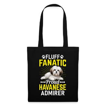 Fanatique de peluches Fier admirateur bichanais - Sac en tissu - noir - Devant