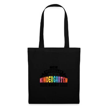 Kindergartenkind Kindergarten Kindergartenanfang G - Stoffbeutel - Schwarz - Vorne