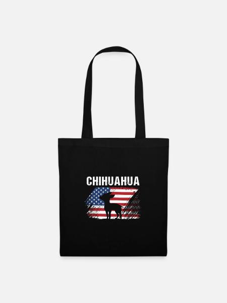 Chihuahua - Stoffbeutel - Schwarz