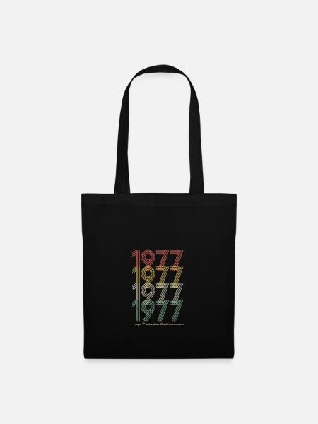 Vintage 1977 pseudo - Tote Bag - black