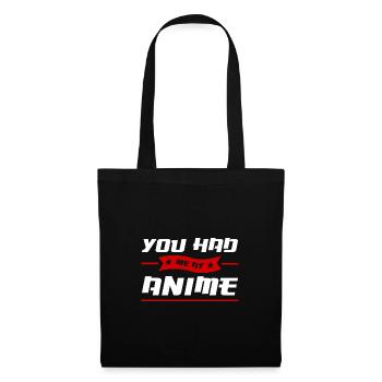 Anime merch Anime Anime Merchandise Geschenk - Stoffbeutel - Schwarz - Vorne
