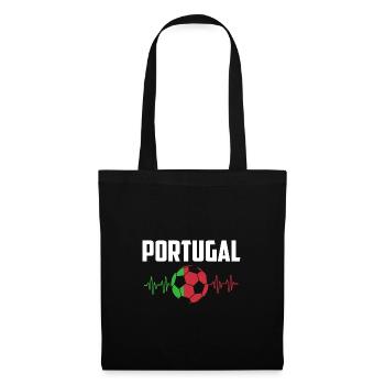 Portugal - Stoffbeutel - Schwarz - Vorne