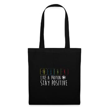 Tableau périodique - Sac en tissu - noir - Devant
