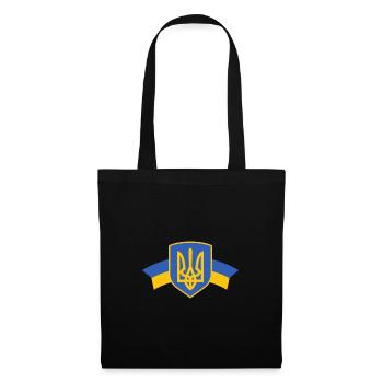 Ukraine Shield - Tote Bag - black - Front
