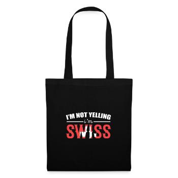 Suisse Suisse Suisse Allemande - Sac en tissu - noir - Devant