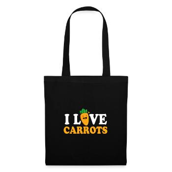 Carrot Vegetables - Tote Bag - black - Front