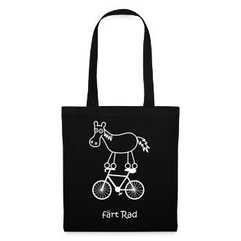 bike, bike, bike-riding horse - Tote Bag - black - Front