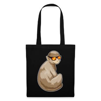 Monkey Sunglasses - Tote Bag - black - Front