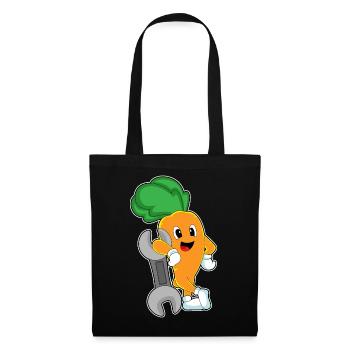 Atelier de Clé Mécanique Carotte - Sac en tissu - noir - Devant