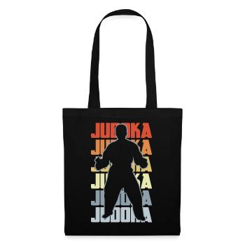 Vintage Judoka - Stoffbeutel - Schwarz - Vorne