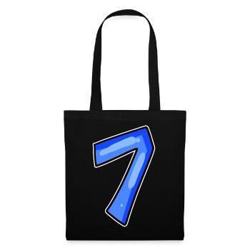 Number 7 Number - Tote Bag - black - Front