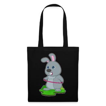 Rabbit Fitness Gymnastics Sports - Tote Bag - black - Front