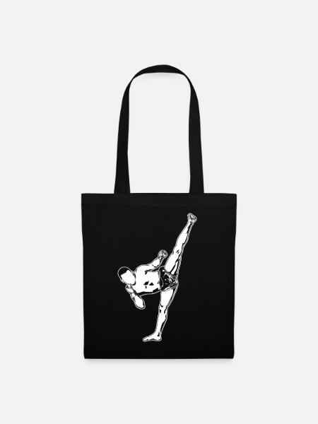 Kickboxer - Stoffbeutel - Schwarz