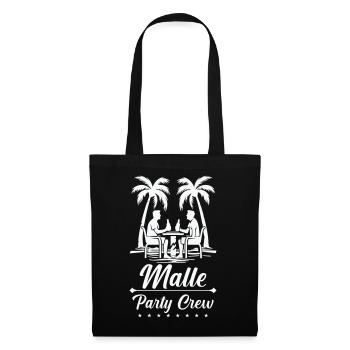 Malle Party Crew - Sac en tissu - noir - Devant