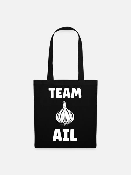 Team Knoblauch - Stoffbeutel - Schwarz