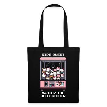 Side Quest: Master UFO Catcher | Arcade Japan - Tote Bag - black - Front