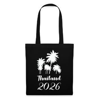 Thailand 2026 Palm Trees Design - Tote Bag - black - Front
