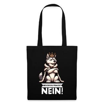 Before you ask Husky Huskies Husky Owners - Tote Bag - black - Front