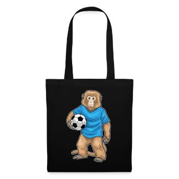 Gardien de but singe Sports de football - Sac en tissu - noir - Devant