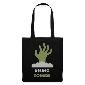 Zombie Hand T-Shirt – Gruseliges untotes Grafikdesign - Stoffbeutel - Schwarz - Vorne