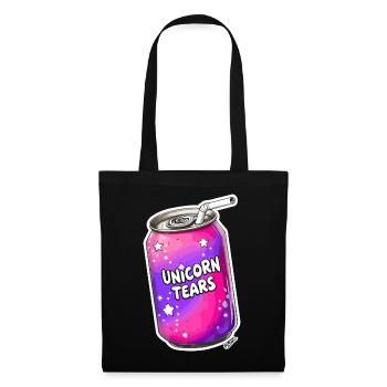 Unicorn Tears Limonadendose - Stoffbeutel - Schwarz - Vorne