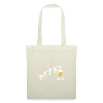 Alcool, Fête, Buveur De Bière, Bière - Sac en tissu - nature - Devant