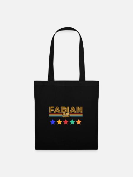 Fabian - Stoffbeutel - Schwarz