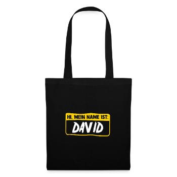 David - Tote Bag - black - Front