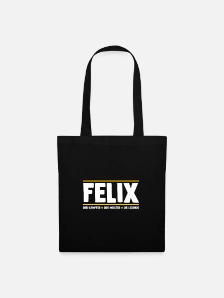 Felix - Stoffbeutel - Schwarz