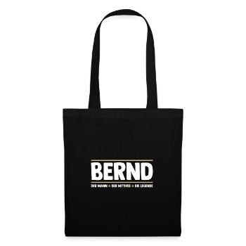 Bernd - Sac en tissu - noir - Devant