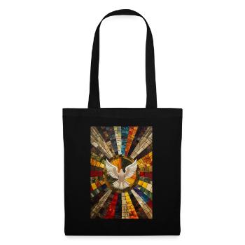Décor chrétien tchèque animé - Sac en tissu - noir - Devant