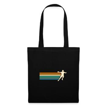 Joueurs de handball Handball - Sac en tissu - noir - Devant